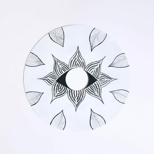 Œuvre sur vinyle de Nelly Chrestia-Cabané